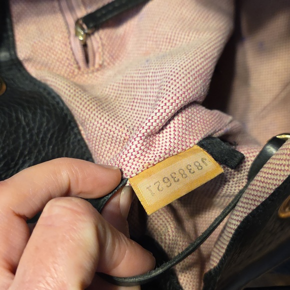 Dooney & Bourke Black Leather Drawstring Bag - Picture 13 of 16